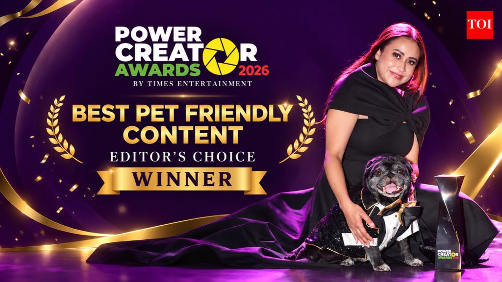 Power Creator Awards 2026: Ipsita Chowdhury wins Best Pet Friendly Content – Editor's Choice-PNN